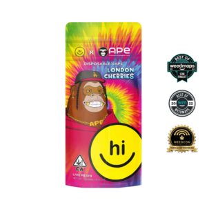 London Cherries — 1g APE & Hi! Live Resin Disposable (all in one)