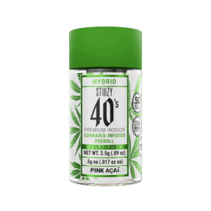 PINK ACAI – .5G 40’s Infused Mini Preroll 5 Pack