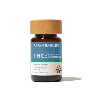 PAPA & BARKLEY CAPSULES, 50THC, FG 20CT
