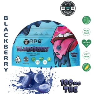 Blackberry Edibles — 100MG THC Gummies (NET WT 35g | 3.5g each)