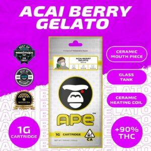 ACAI BERRY GELATO — 1g APE Carts