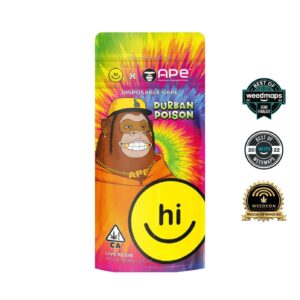 Durban Poison — 1g APE & Hi! Live Resin Disposable (all in one)