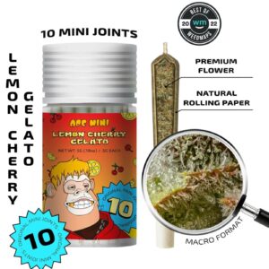 Lemon Cherry Gelato — 10 original mini joints (5g | 0.5g each)