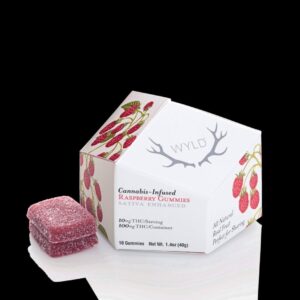 WYLD - RASPBERRY GUMMIES - 10 PACK